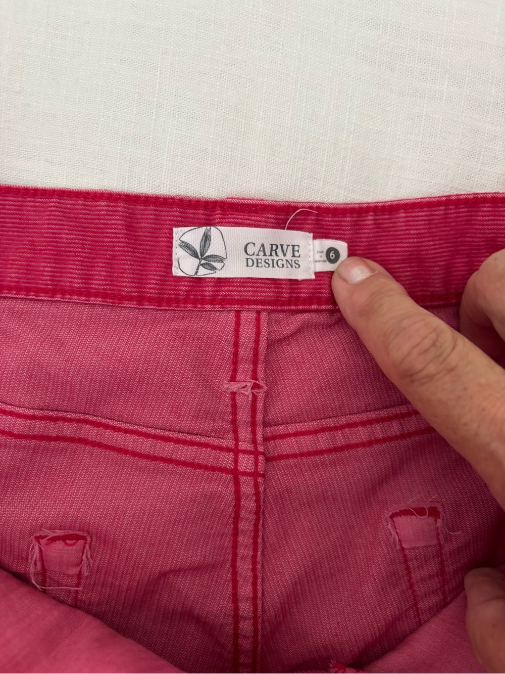 Carve Designs Women's Corduroy Shorts - Picture 5 of 8